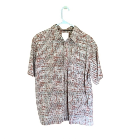 MEN’S short sleeve fisherman shirt large - Picture 1 of 5